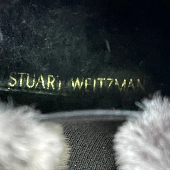 Stuart Weitzman Winter Suede Fur-Trim Ankle Boots | Size 9M