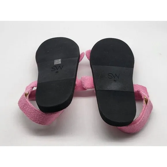 Stuart Weitzman Womens Bandeau Sport Sandals Pink Size 8B