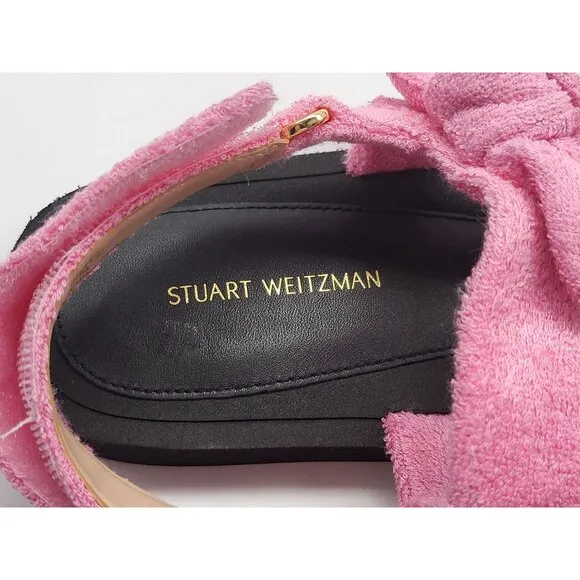 Stuart Weitzman Womens Bandeau Sport Sandals Pink Size 8B