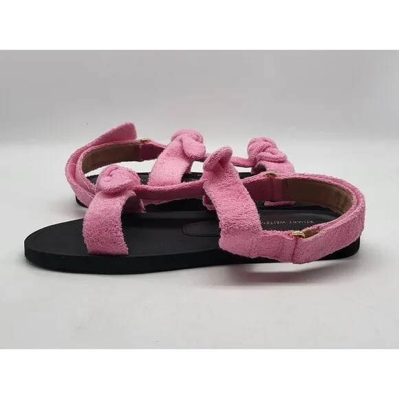 Stuart Weitzman Womens Bandeau Sport Sandals Pink Size 8B