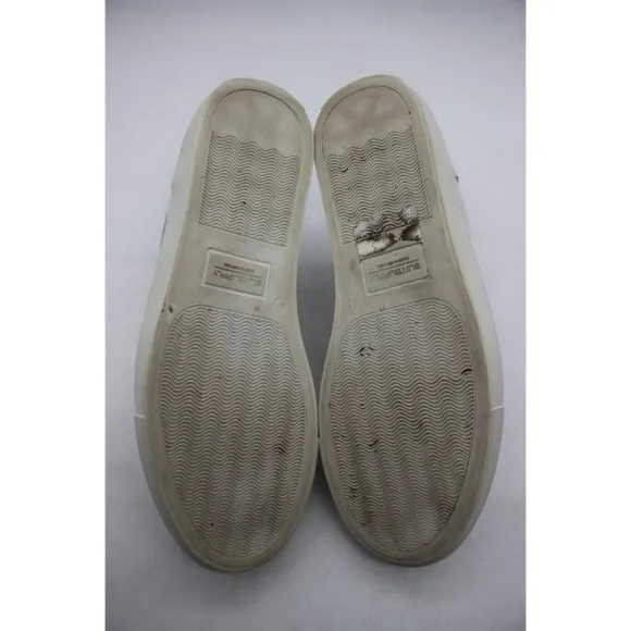 Suitsupply Sneakers Men's Size 8 Leather Lace Up Low Top Lace Up White Shoes