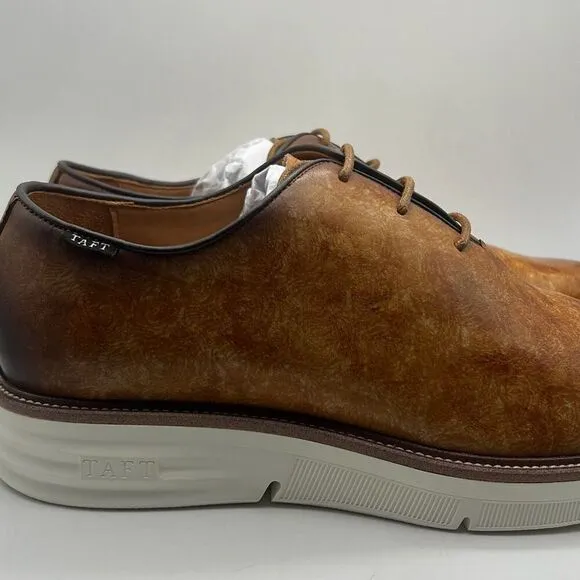 Taft statement oxford Lace up walnut leather Men dress shoes Men 10.5 New