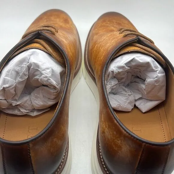Taft statement oxford Lace up walnut leather Men dress shoes Men 10.5 New