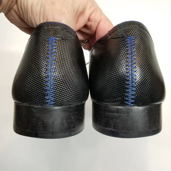 Ted Baker London Men's Haari Black Leather Oxford Lace Up Dress Shoes Size 12