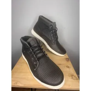 Territory Men's Magnus Lace Up Casual Leather Sneaker Boots Black Size 11 NIB