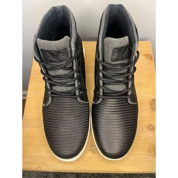 Territory Men's Magnus Lace Up Casual Leather Sneaker Boots Black Size 11 NIB
