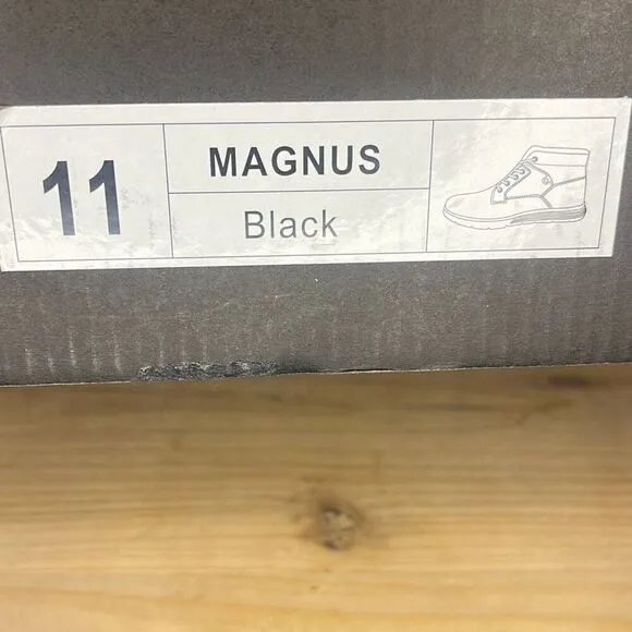 Territory Men's Magnus Lace Up Casual Leather Sneaker Boots Black Size 11 NIB
