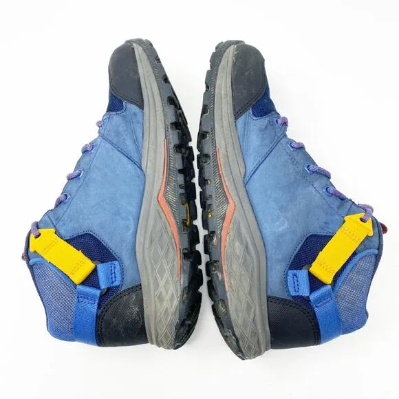 Teva Blue Gore-Tex Hiking Boots Women's Size 9.5 Lace Up Vibram Soles Waterproof