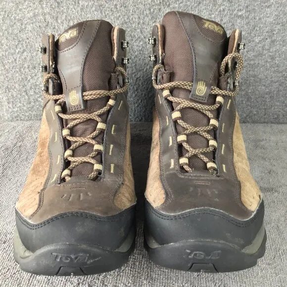 Teva Mens Shocpad Waterproof Hiking Boots Brown Size 11 EUC