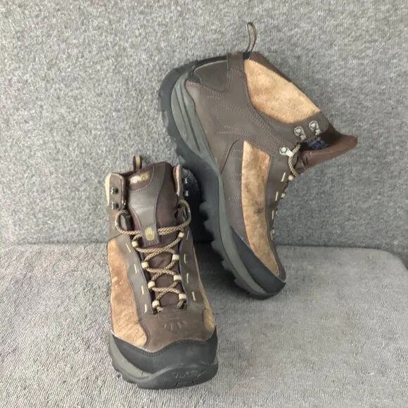 Teva Mens Shocpad Waterproof Hiking Boots Brown Size 11 EUC