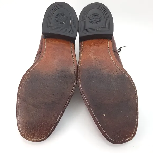 The Florsheim Shoe Size 8d 721382 Brown Lace Up Dress Shoes
