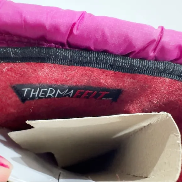 The North Face Big Kids Winter Snow Boots - Waterproof Pink