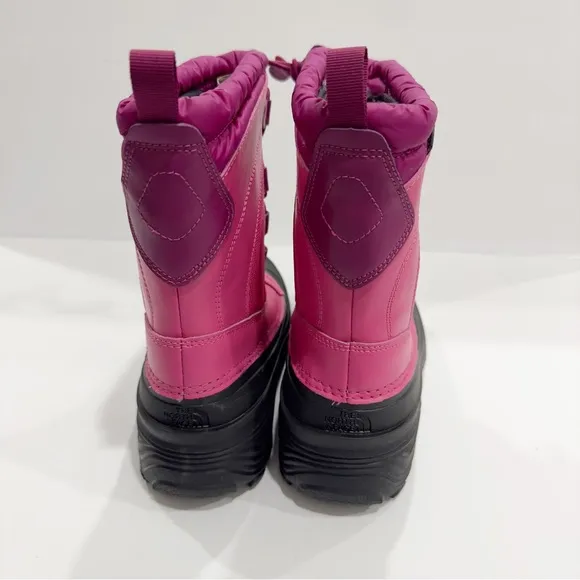 The North Face Big Kids Winter Snow Boots - Waterproof Pink