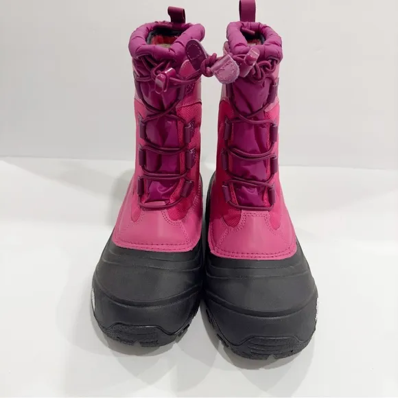 The North Face Big Kids Winter Snow Boots - Waterproof Pink