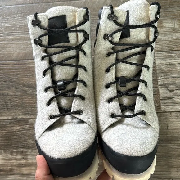 The North Face Cryos Urban Explorer Boots  Italy Wool Leather Men Size 10