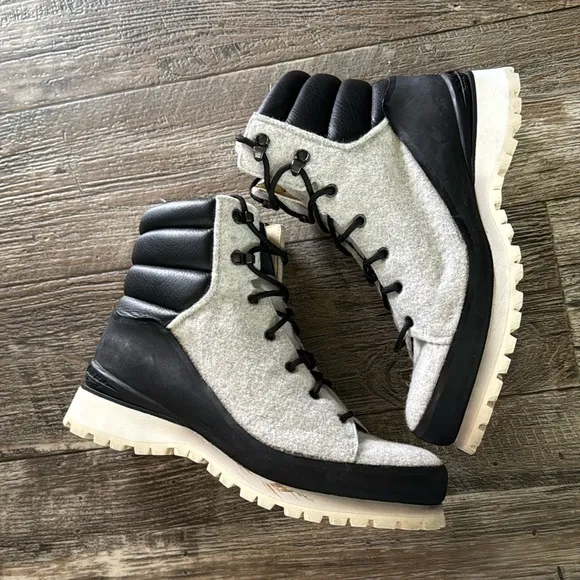 The North Face Cryos Urban Explorer Boots  Italy Wool Leather Men Size 10