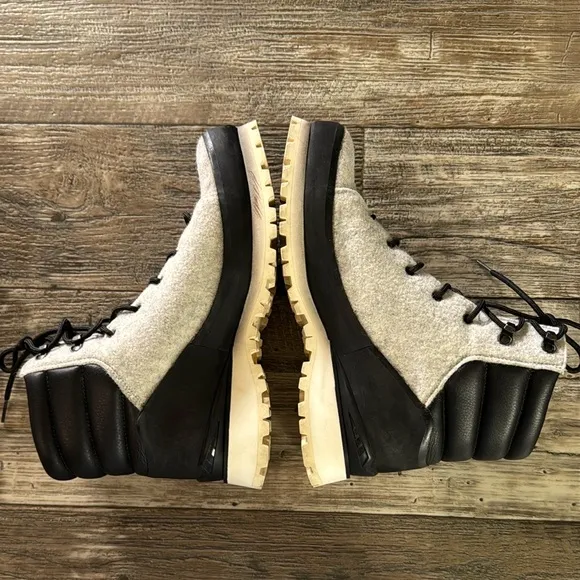 The North Face Cryos Urban Explorer Boots  Italy Wool Leather Men Size 10