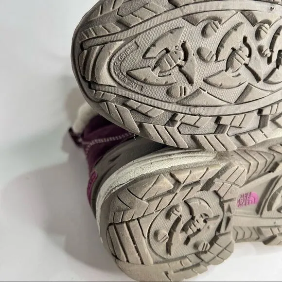 The North Face McMurdo Winter Boots in gray and purple Size 6