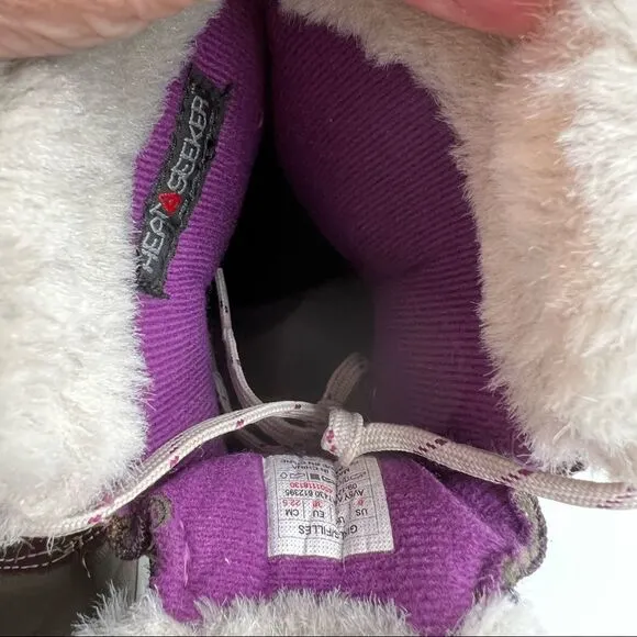 The North Face McMurdo Winter Boots in gray and purple Size 6