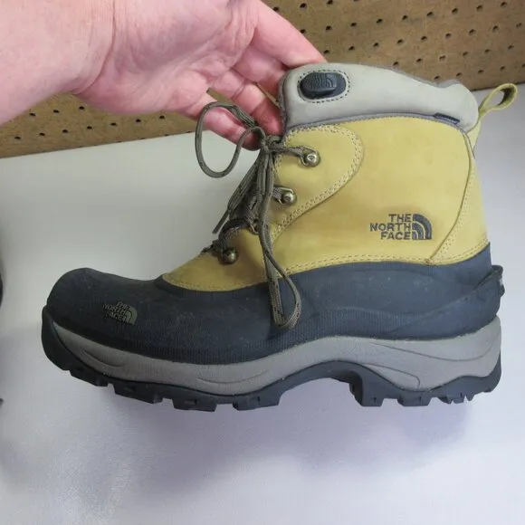 The North Face mens tan black gray ChillKat WP 200g winter boots 12 M