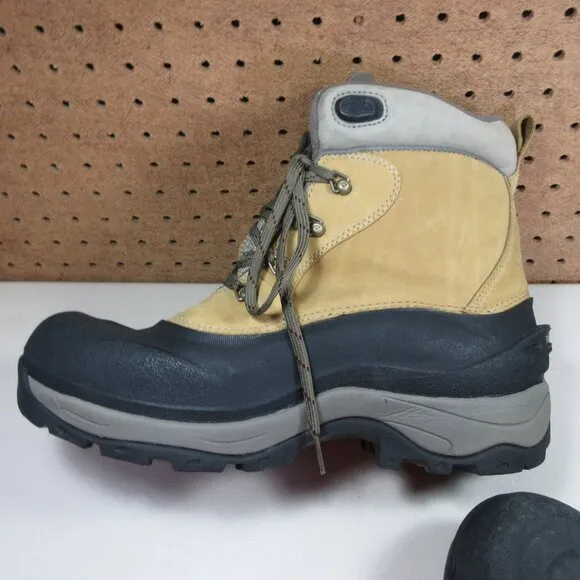 The North Face mens tan black gray ChillKat WP 200g winter boots 12 M
