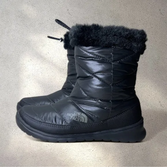 The North Face Puffer Goose Down Quilted Winter Boots