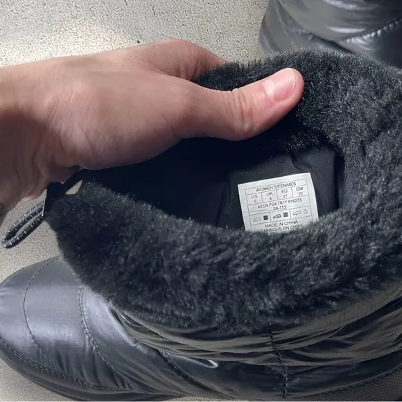 The North Face Puffer Goose Down Quilted Winter Boots
