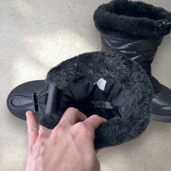 The North Face Puffer Goose Down Quilted Winter Boots
