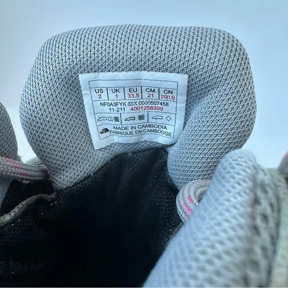 The north face winter girls boots