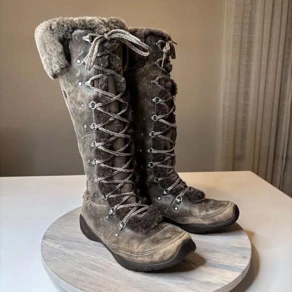 The North Face Women's Adrianne IV Waterproof Knee High Winter Boots US Size 7.5