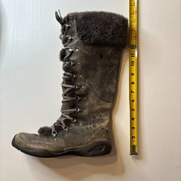 The North Face Women's Adrianne IV Waterproof Knee High Winter Boots US Size 7.5