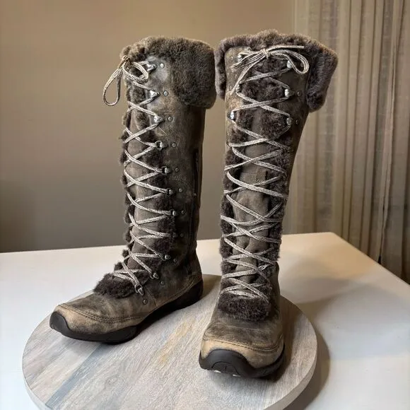 The North Face Women's Adrianne IV Waterproof Knee High Winter Boots US Size 7.5