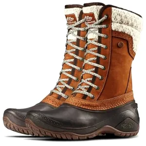 The North Face Women's Brown and Black Winter Boots