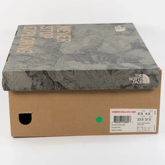 The North Face Women's Shellista II Mid 'Split Rock Brown' Winter Boots Snow