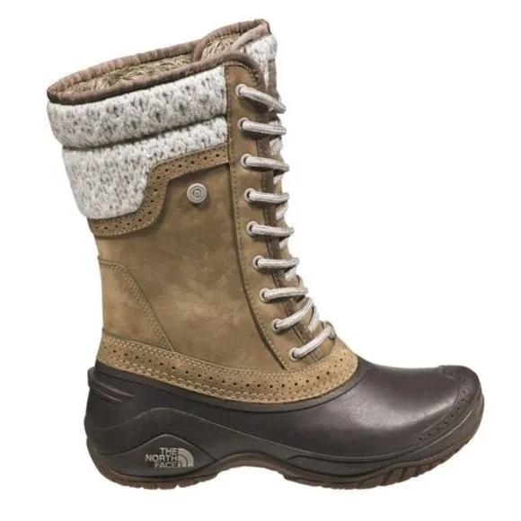 The North Face Women's Shellista II Mid 'Split Rock Brown' Winter Boots Snow