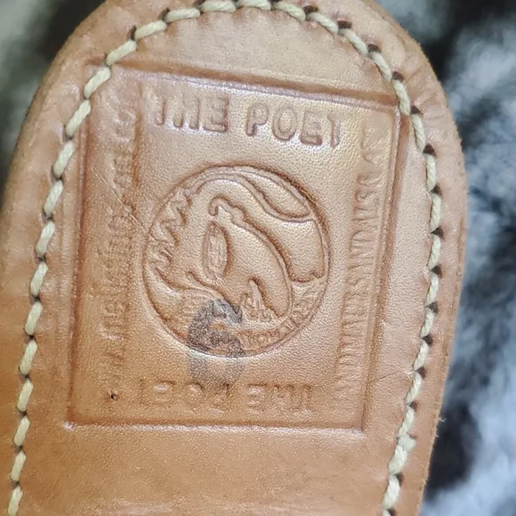 The Poet&quot; Women's Tan Leather Sandals Size 9