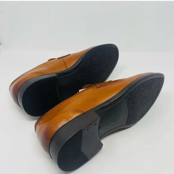Thomas &amp; Vine Men's Bishop Dress Shoe Cognac Size 8 New in Box