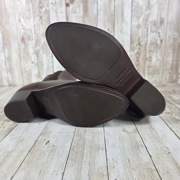 Thursday Boot Co. Chelsea Boots Heeled Ankle Brown Leather Everyday 7.5