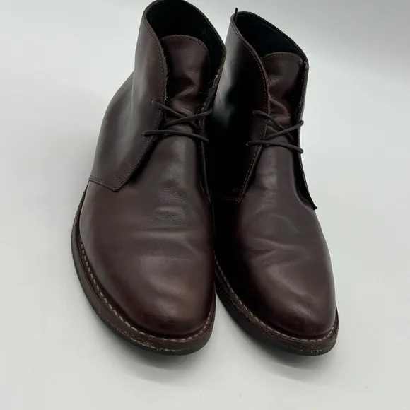 Thursday Everyday Men’s Size 9.5 Scout Chukka Brown Leather Ankle Lace Up Boots