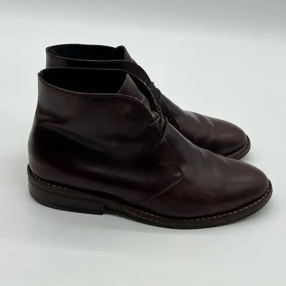 Thursday Everyday Men’s Size 9.5 Scout Chukka Brown Leather Ankle Lace Up Boots