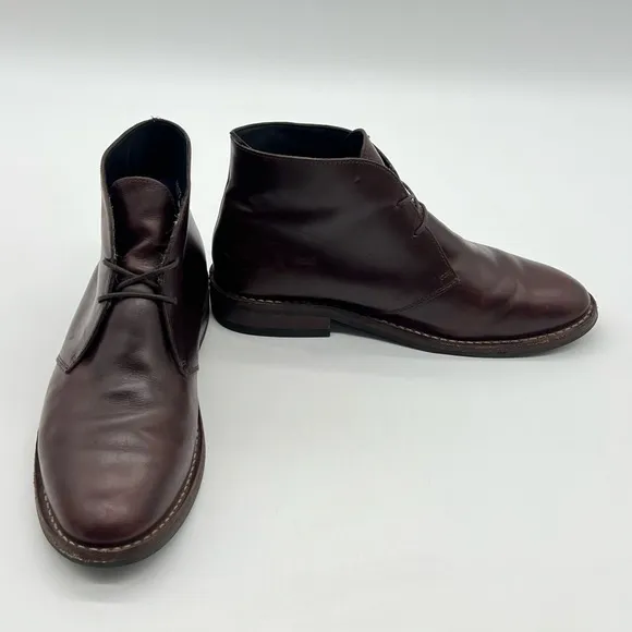 Thursday Everyday Men’s Size 9.5 Scout Chukka Brown Leather Ankle Lace Up Boots
