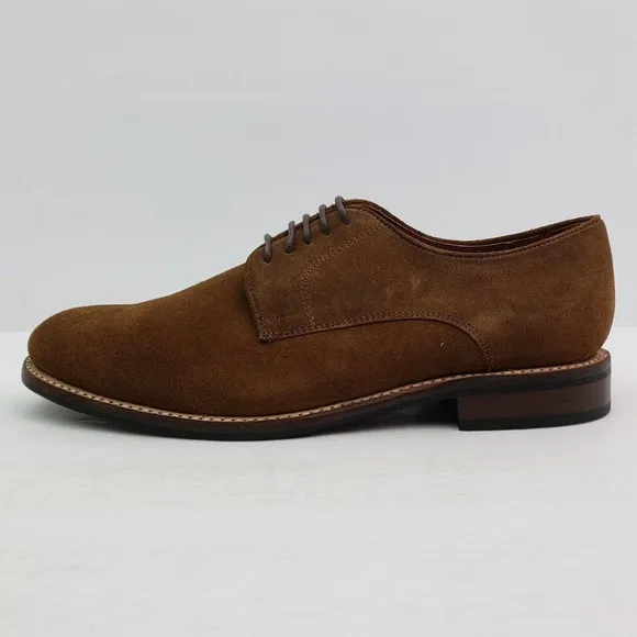Thursday Everyday Statesman Mens Size 9 Cognac Suede Oxford Formal Dress Shoes