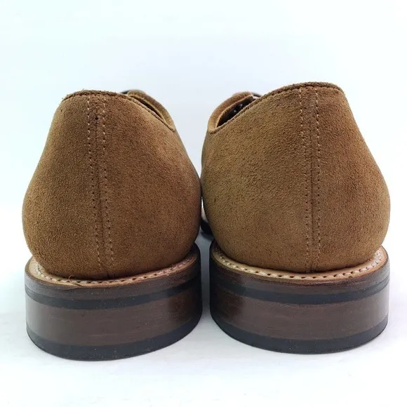 Thursday Everyday Statesman Mens Size 9 Cognac Suede Oxford Formal Dress Shoes