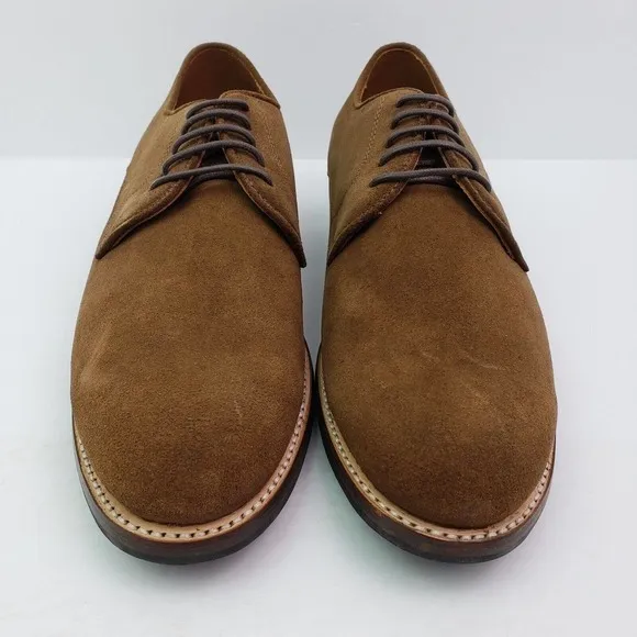 Thursday Everyday Statesman Mens Size 9 Cognac Suede Oxford Formal Dress Shoes