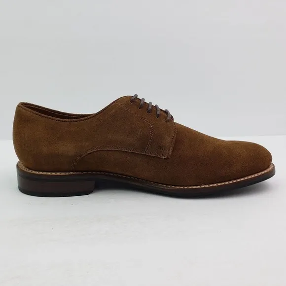 Thursday Everyday Statesman Mens Size 9 Cognac Suede Oxford Formal Dress Shoes
