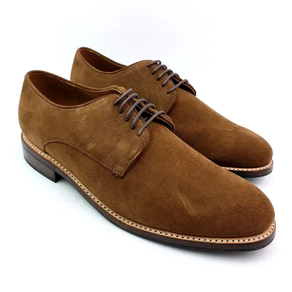 Thursday Everyday Statesman Mens Size 9 Cognac Suede Oxford Formal Dress Shoes