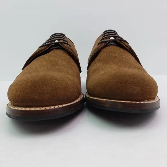 Thursday Everyday Statesman Mens Size 9 Cognac Suede Oxford Formal Dress Shoes