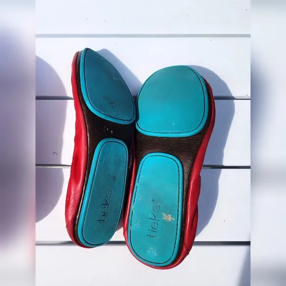 Tieks Ballet Flats - Cardinal Red and Fuchsia