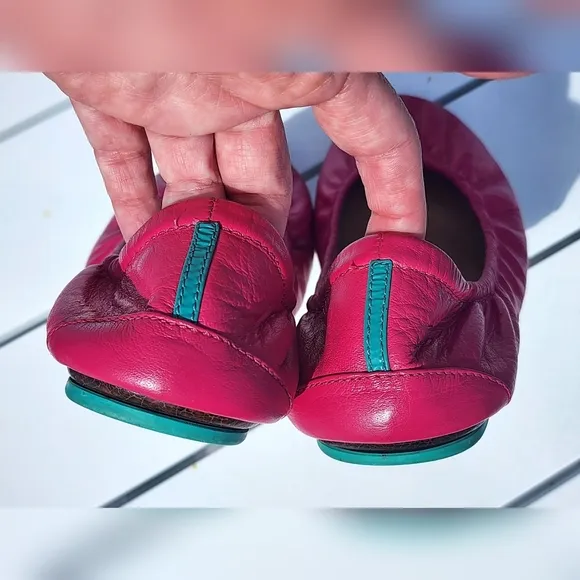 Tieks Ballet Flats - Cardinal Red and Fuchsia