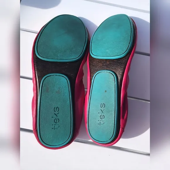 Tieks Ballet Flats - Cardinal Red and Fuchsia